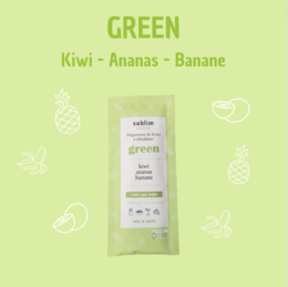 SINGLE Green - Preparado 100% pura fruta para rehidratar