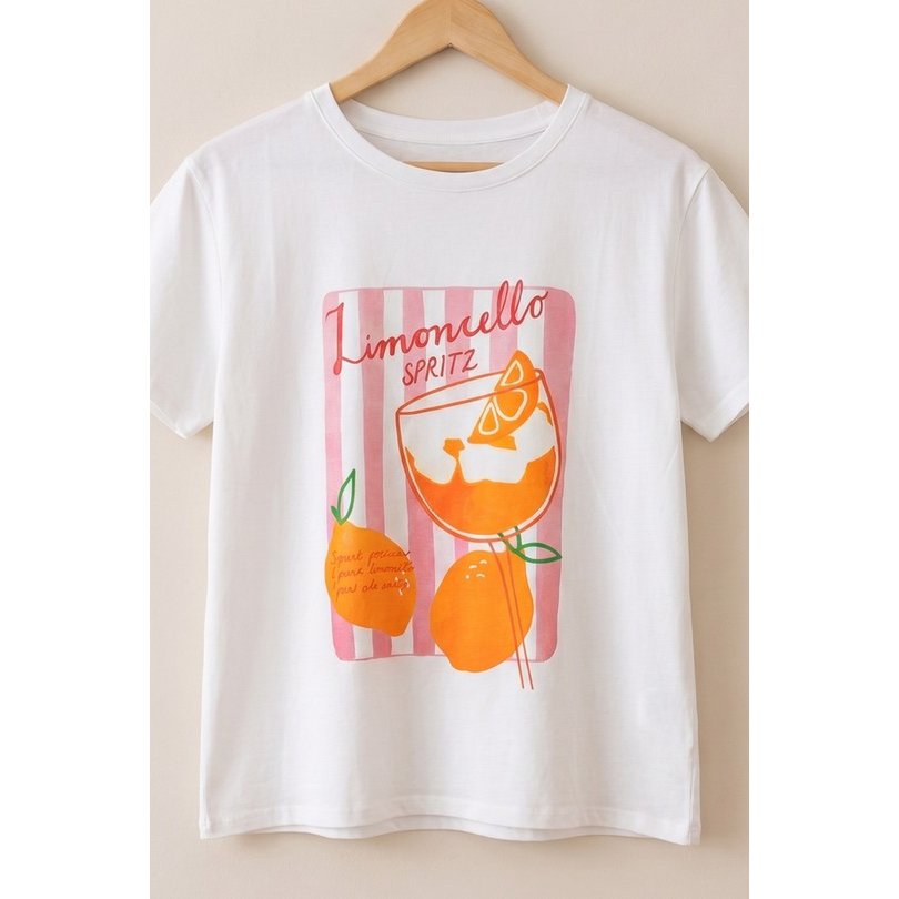 T-SHIRT IMPRIME LIMONCELLO I26188-023