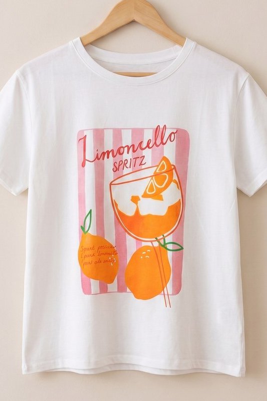 T-SHIRT IMPRIME LIMONCELLO I26188-023