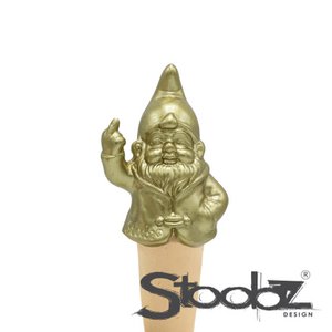 Gnomie selbstbewusste Fick dich Kabouter goud 6x4.5x16,5 cm