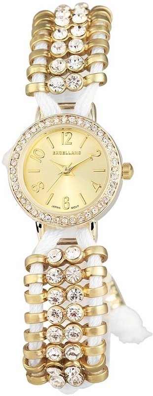 Excellanc women's watch with textile strap