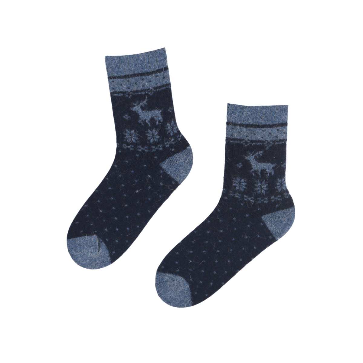 Calcetines lana azul SNOWFALL