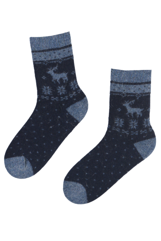 Calcetines lana azul SNOWFALL
