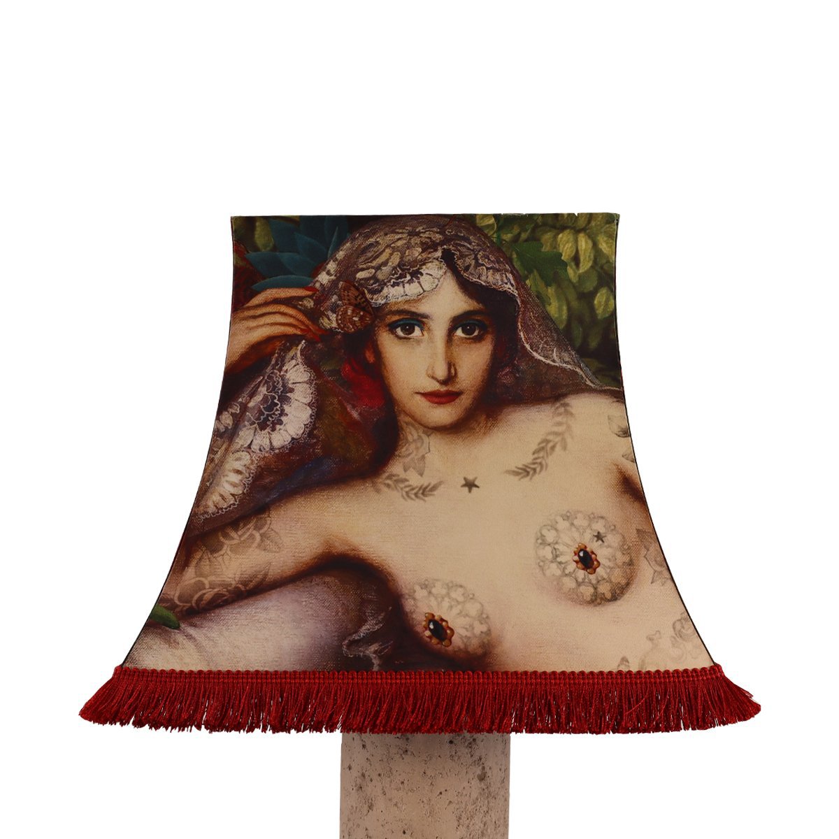 PAGODA LAMPSHADE WITH DREAM FRINGE