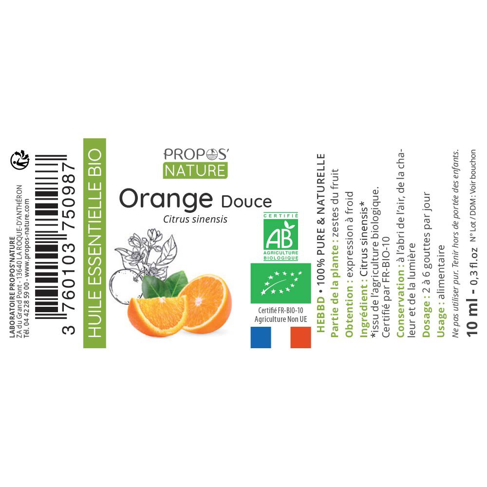 Bio Soft Orange Essential Oil 10ml