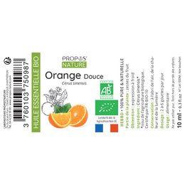Olio essenziale arancione bio morbido 10 ml