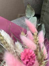 Piccolo bouquet di fiori secchi con bigliettino - Per te