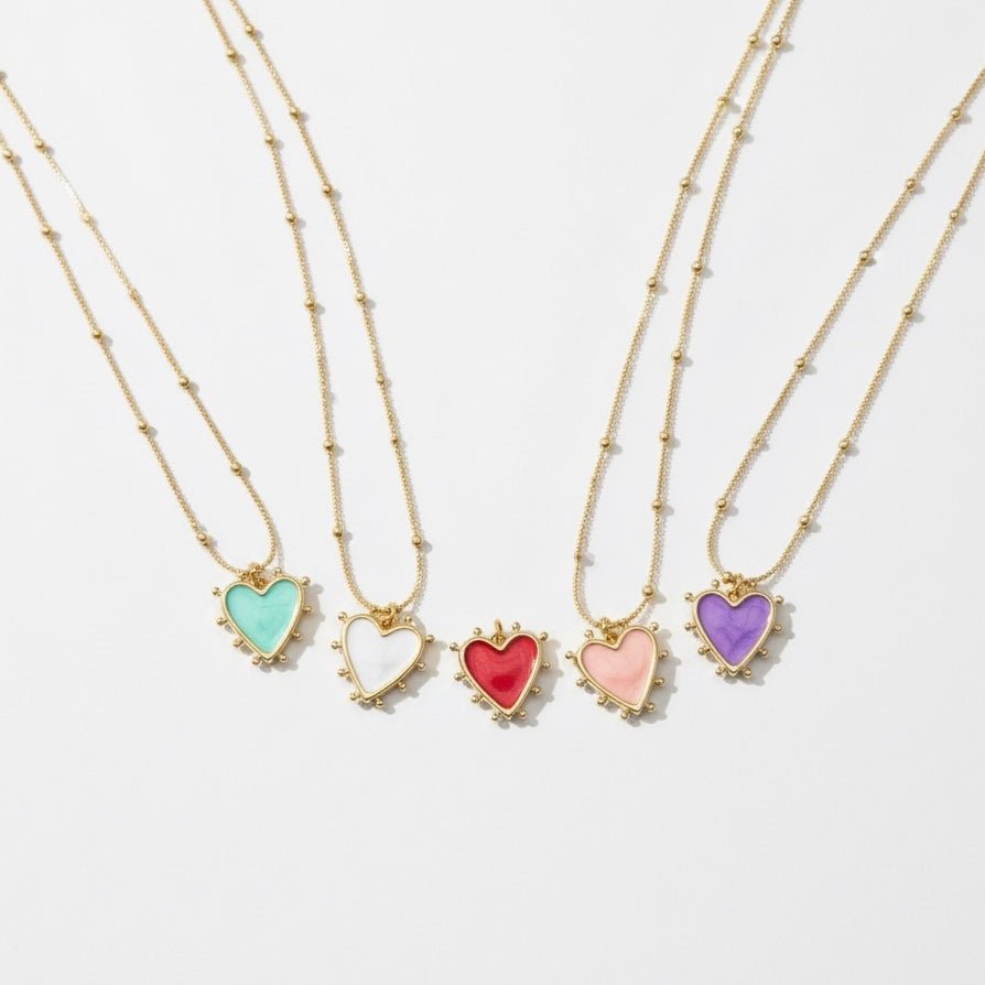 GIOIOSA – Gold Plated Heart Necklace