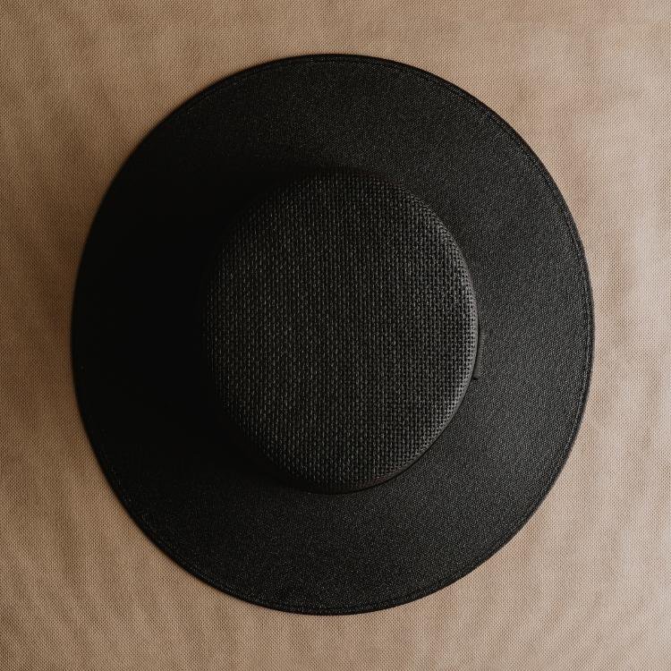 Guadalajara · Black boater hat