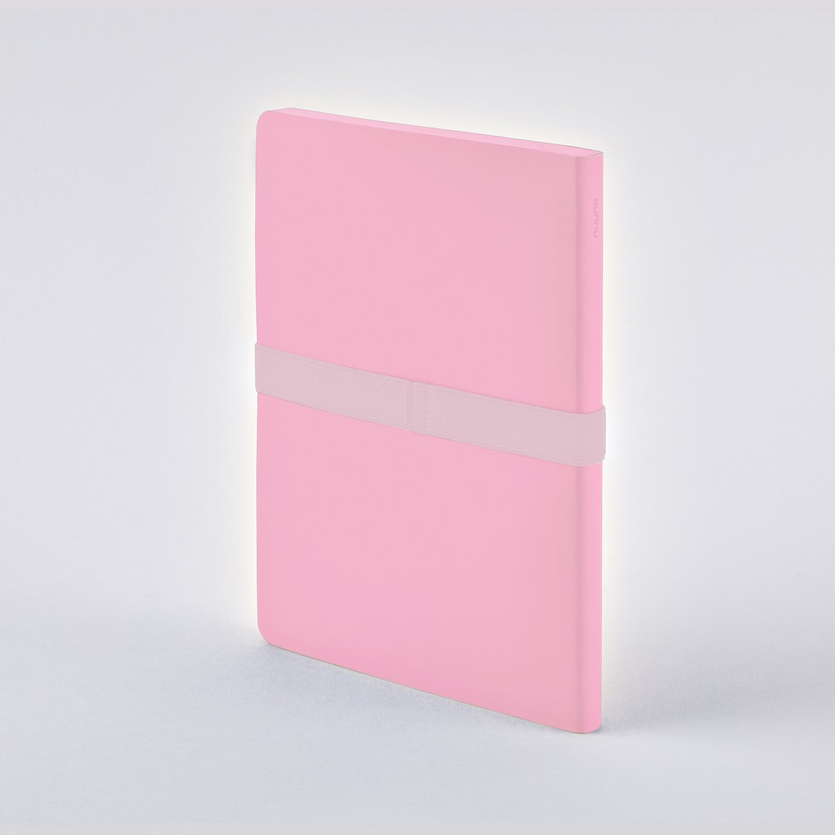 Voyager L Light - Cloud  | Notebook A5+ | Dotted Journal | 3,5mm dot grid | 176 numbered pages | 120g Premium-Paper | leather rosé | with pen and smartphone holder Cloud  |  produced in Germany 