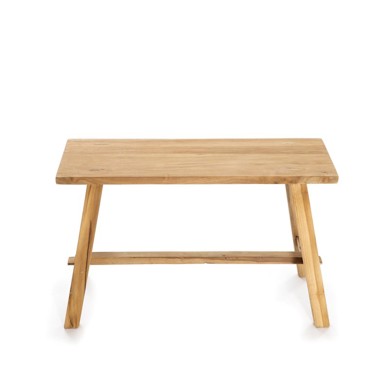 Ganesja lille bænk | 80x30xH:50 cm - teaktræ - ren elegance