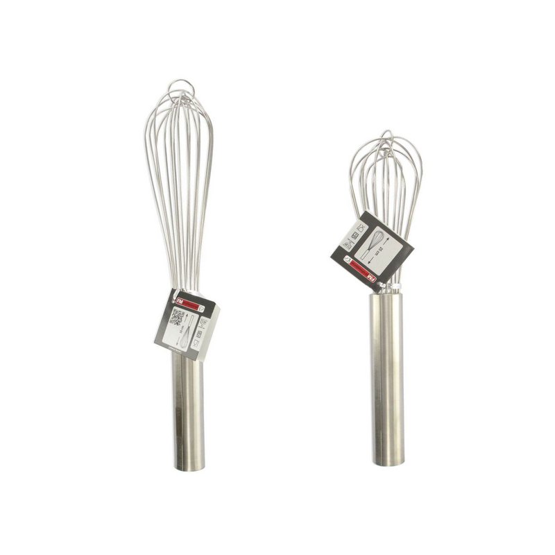 Set van 2 roestvrijstalen keuken- of banketkloppers 25 cm en 30 cm FM Professional Pâtisserie