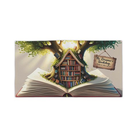 Australia - Literary Enchantment Beach Towel - Book Lover's Paradise