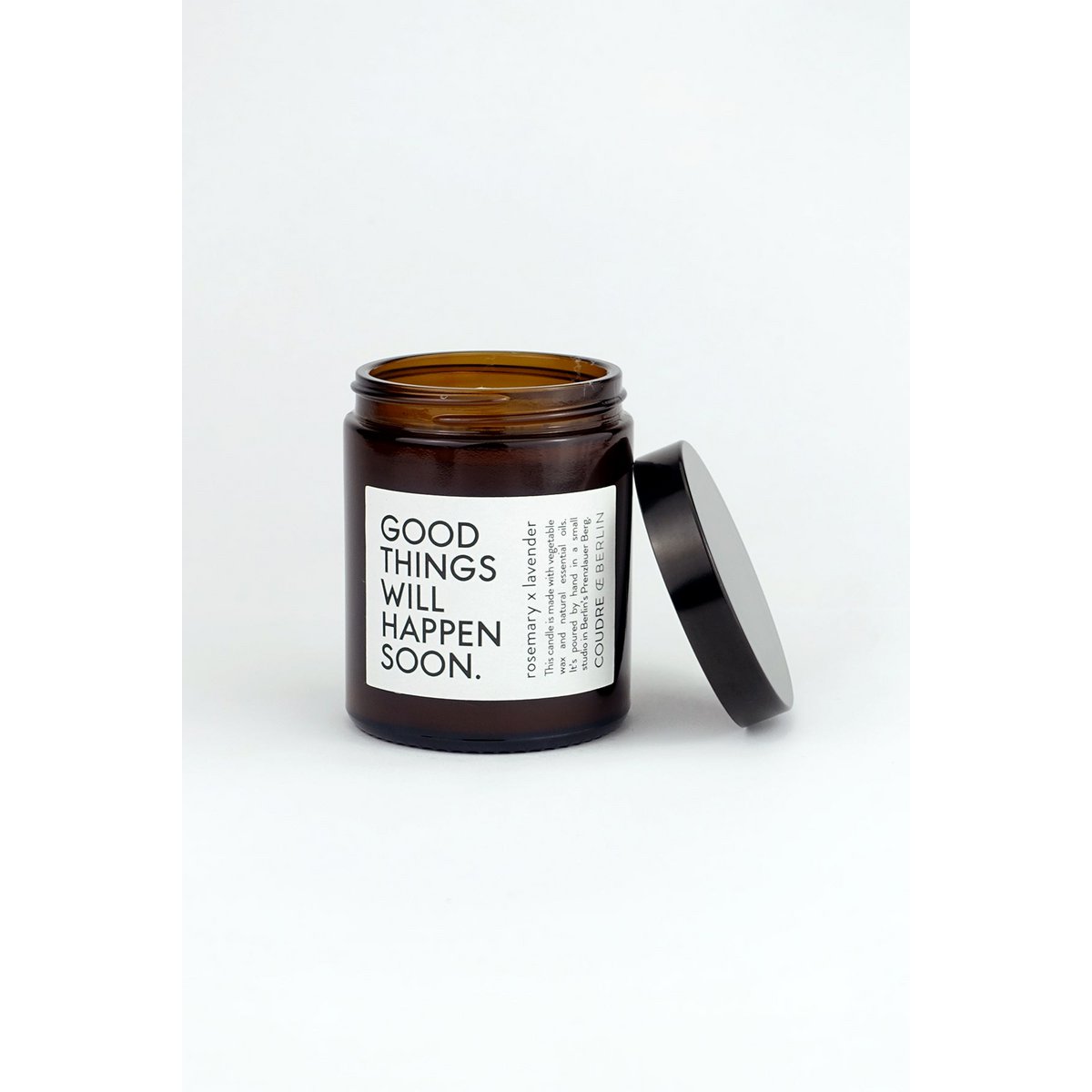 Good things ... Candle rosemary x lavender / ESSENTIALS scented candle