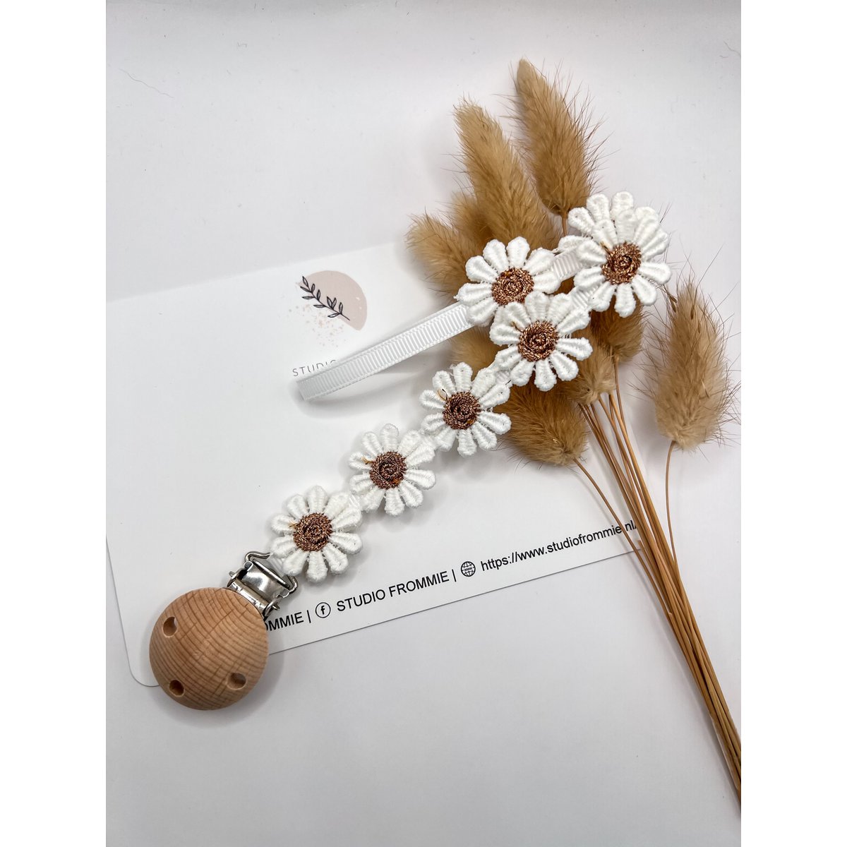 Sutteclips daisy bronze