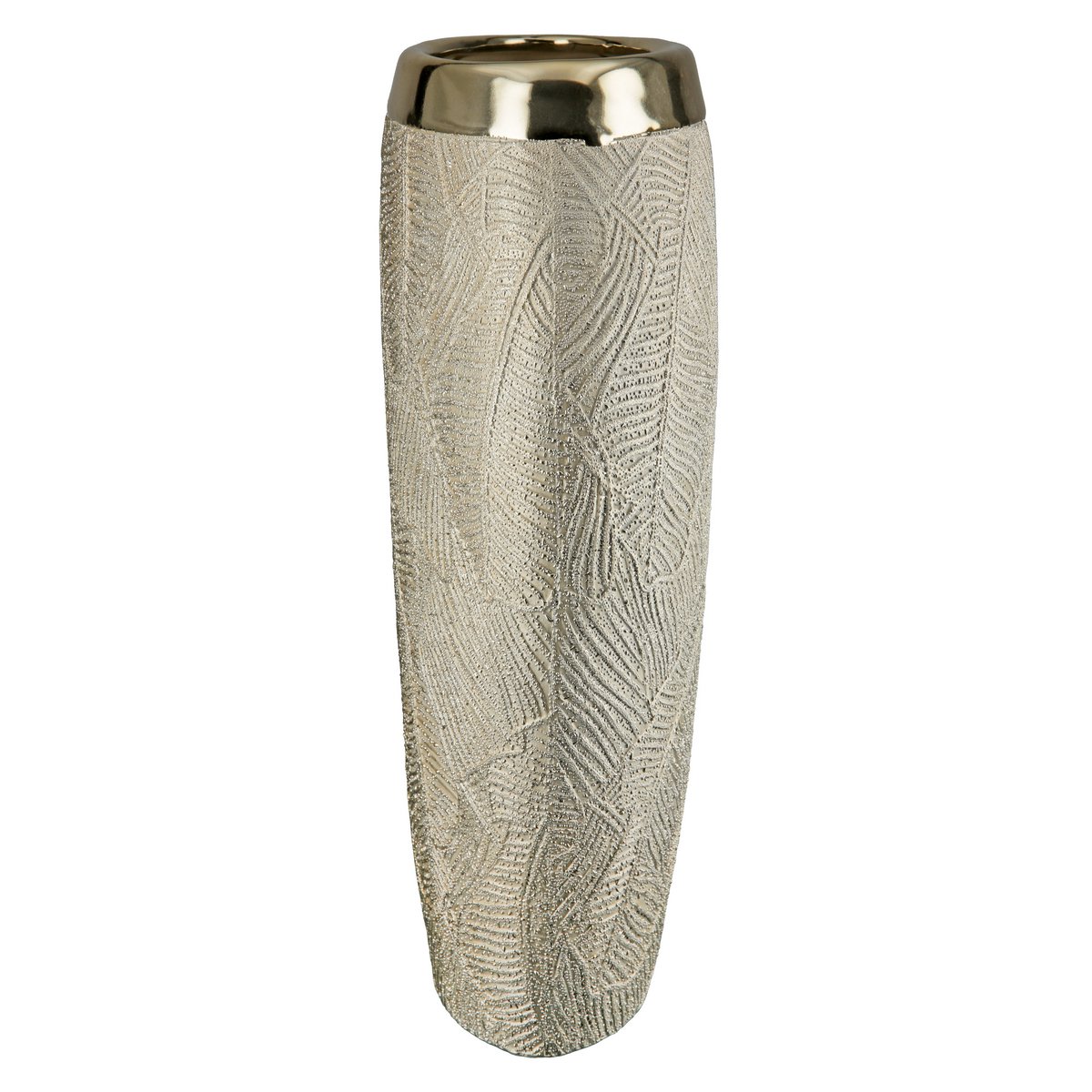 Vaso largo in ceramica "Cascade"