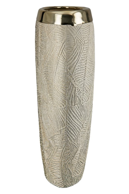 Vaso largo in ceramica "Cascade"