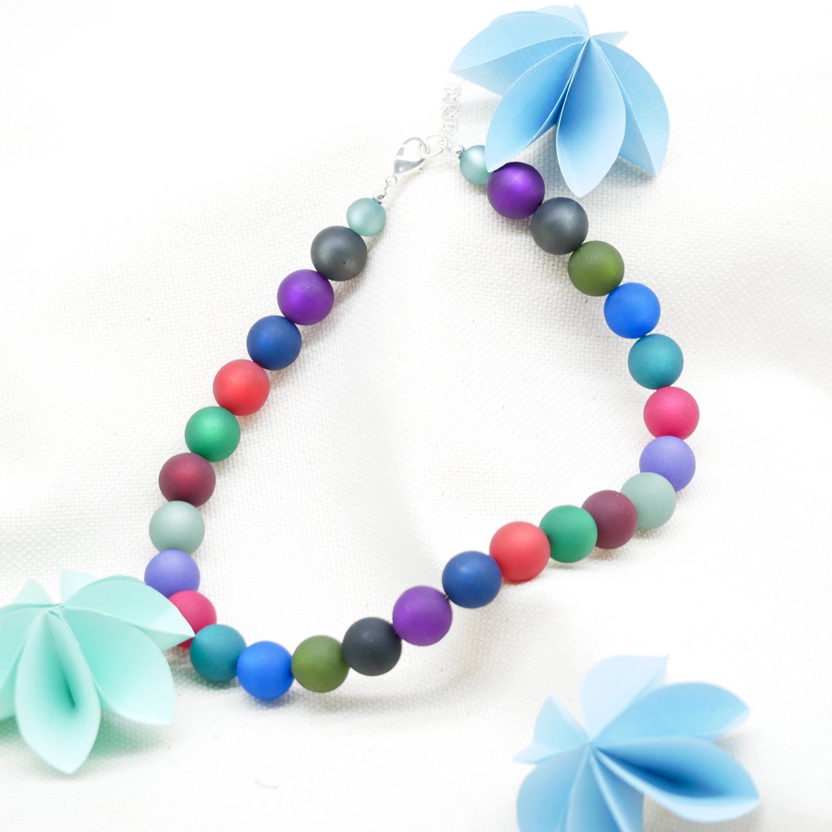Stephisimo Halskette „Bunte Classics“, Winterfarben