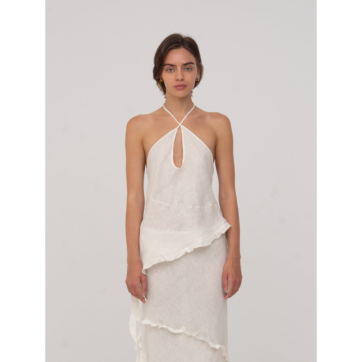 Witte linnen extase top