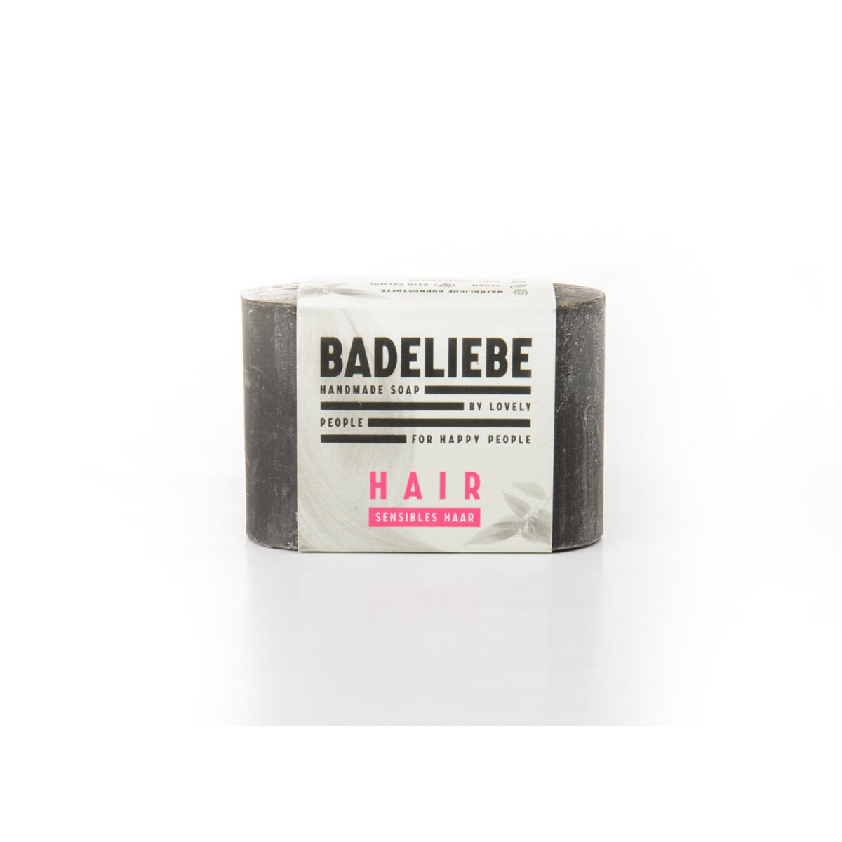 BADELIEBE HAIR - Solid shampoo til følsomt hår med sort ler