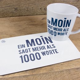 Grand mug en porcelaine Moin