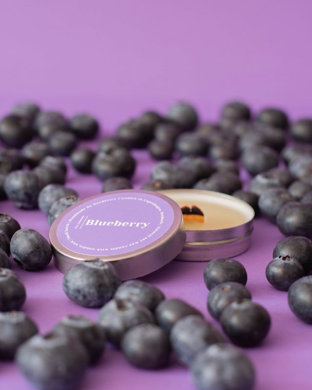 Mini scented soy candles, Blueberry