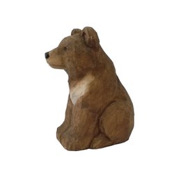 Wudimals® Wooden Bear Cub Animal Toy