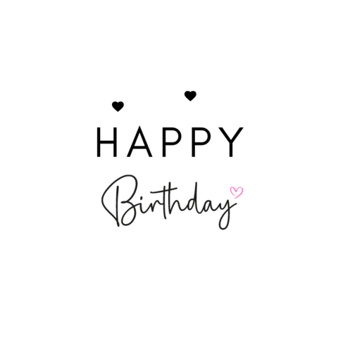 Sioou Happy Birthday temporary tattoo x5