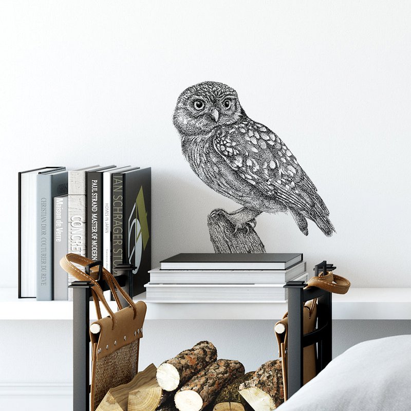 Lille ugle wallsticker