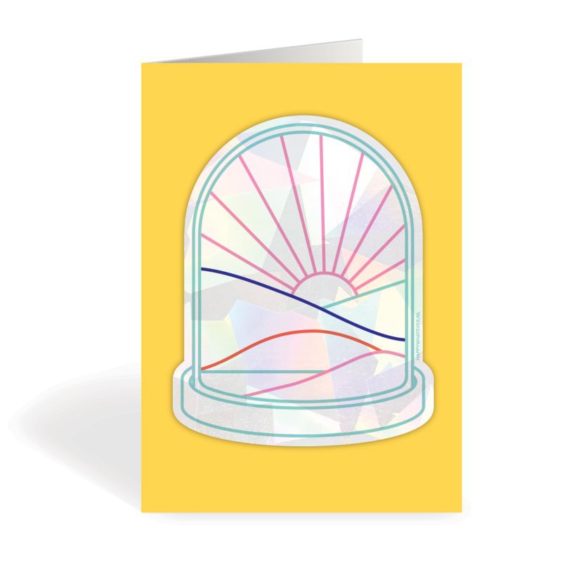 Adesivo/carta per finestra Rainbowmaker - Sole