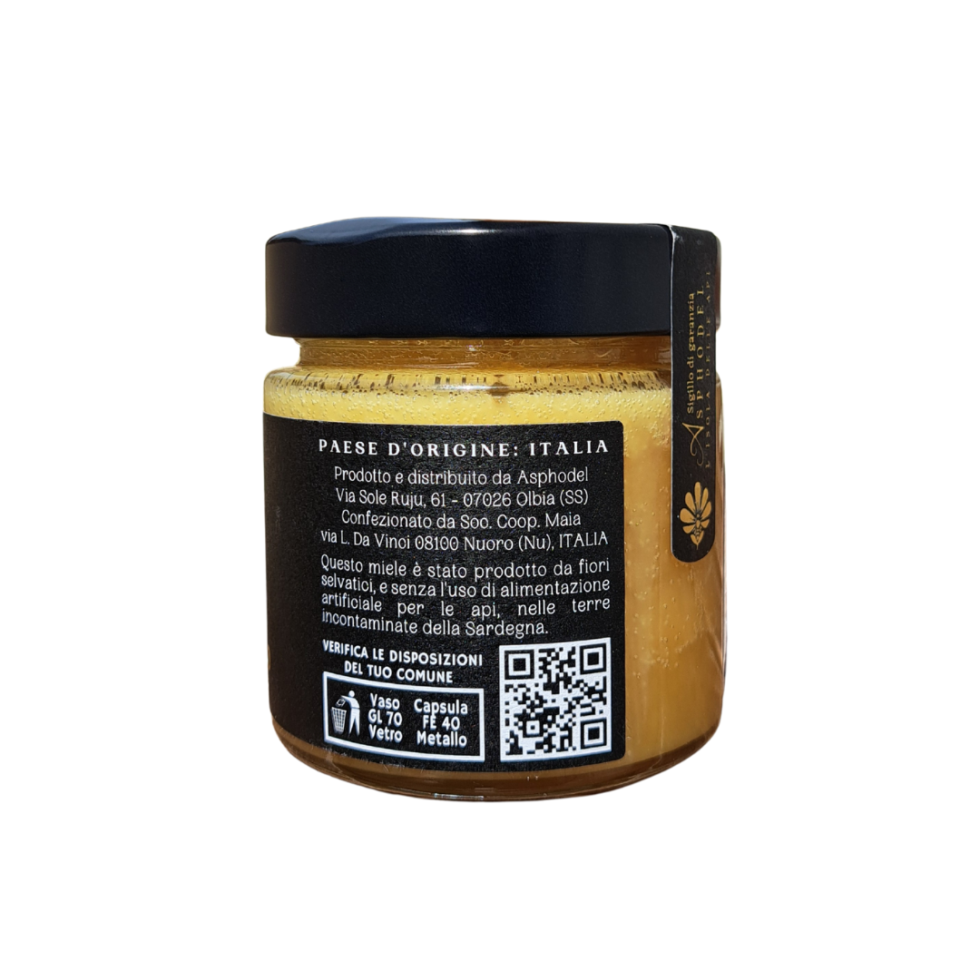 Corbezzolo Bittere Honing van Aardbeiboom (Arbutus Unedo) - 100% Rauwe Honing uit Sardinië - 250g