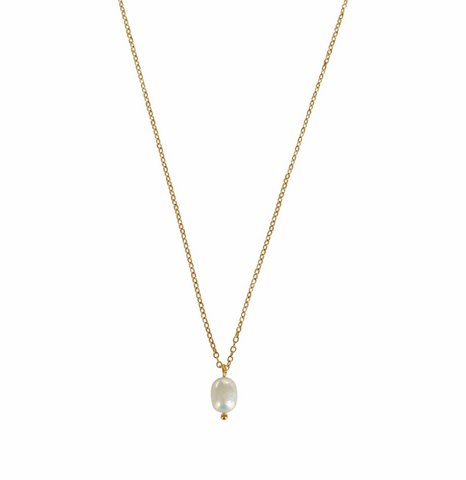 Klassieke Parel Ketting - Goud