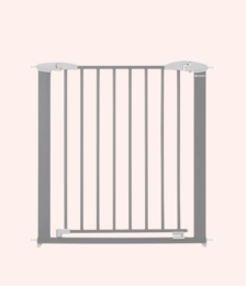 CANCELLO DI SICUREZZA, FISSAGGIO A PRESSIONE, APERTURA DA 73 A 81.5CM FINO A 131.5CM CON PROLUNGA - SAFE & LOCK