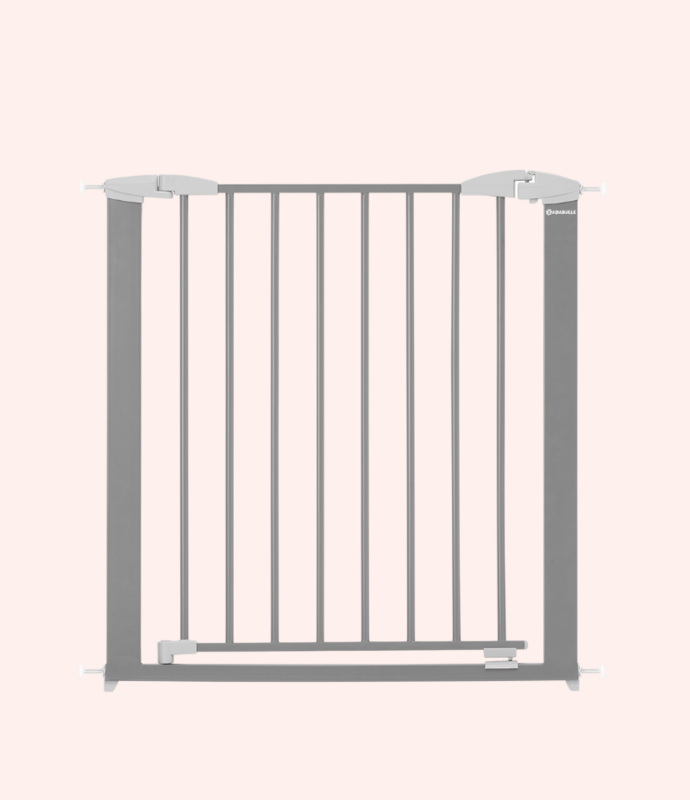 SAFETY GATE, PRESSURE FIXING, OPENING FROM 73 TO 81.5CM UP TO 131.5CM WITH EXTENSION - SAFE & LOCK
