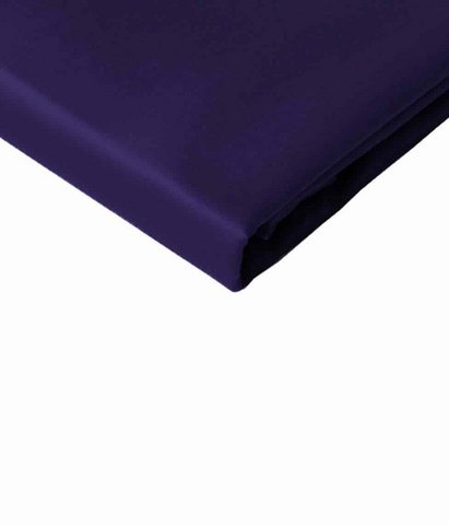 Satin-Bettlaken ohne Gummi, einfarbig, Marineblau
