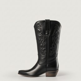 Bottes texanes noires Bryanna