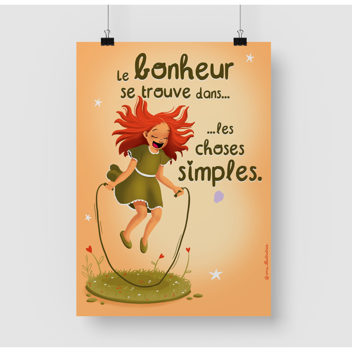 A3 Poster "Happiness"