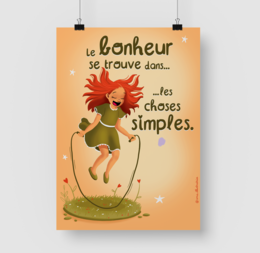 A3 plakat "Happiness"