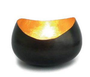 Goud lichtschommel brons/goud 14 cm