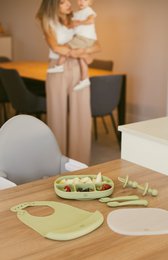Siliconen dummy houder- olijfgroen