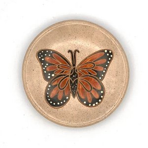 Ceramic Bowl Monarch Butterfly