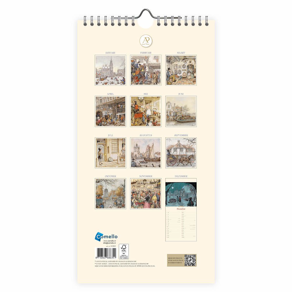 0014 Anton Pieck notitiekalender Brug 2027
