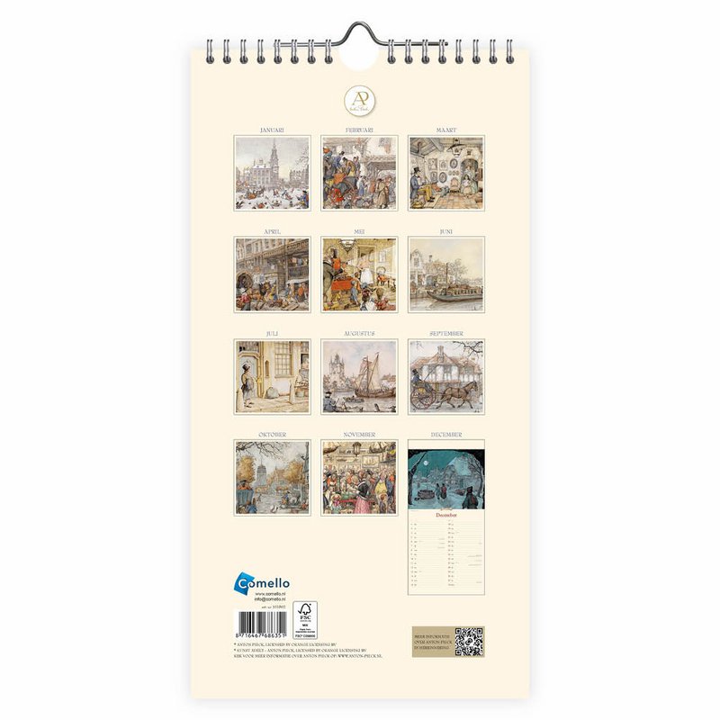 0014 Anton Pieck notitiekalender Brug 2027