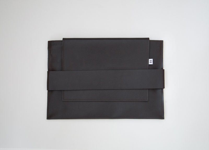 computertaske | laptop sleeve 14" | mørkebrun