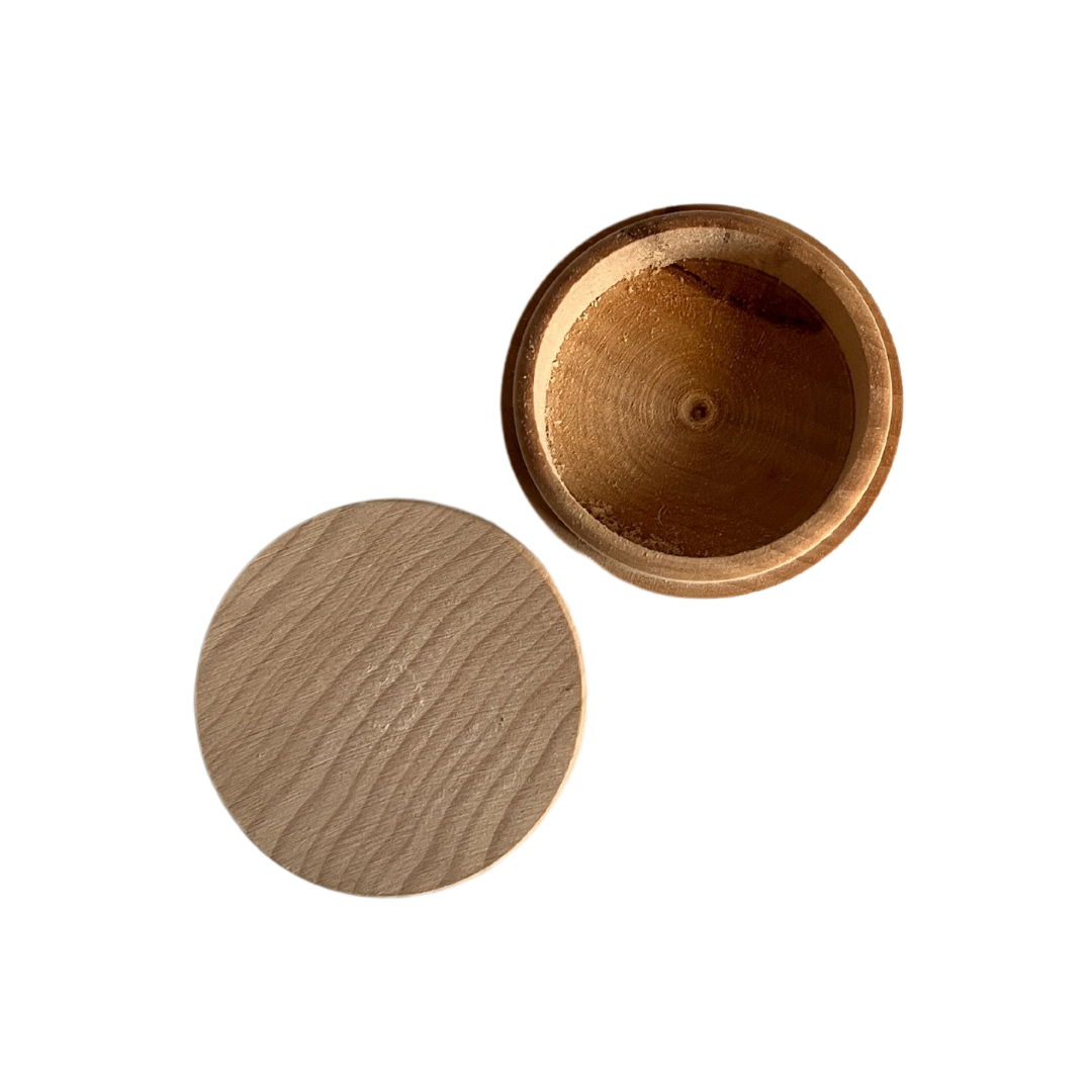 Wooden teeth / hair lock box large