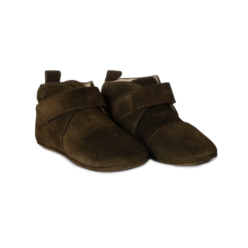 Stivali Classici in Pelle Scamosciata - Verde Muschio