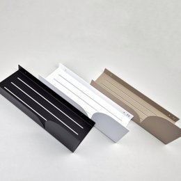 Pequeño estante de ducha bauhaus, blanco, beige o negro