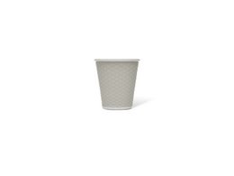 Beker porselein LAP 180ml met silic. grip honingraat L. Grey Grey