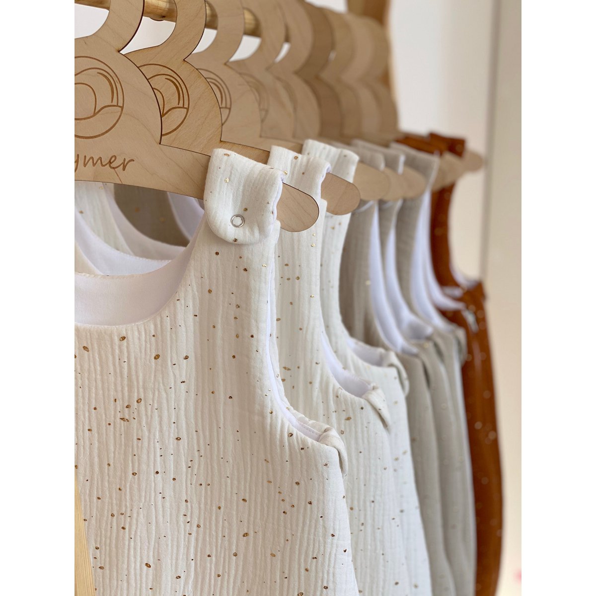 100 % coton certifié OEKO -TEX | Gigoteuse douillette nouveau-né I Écharpe de couchage I Essentiels nouveau-né