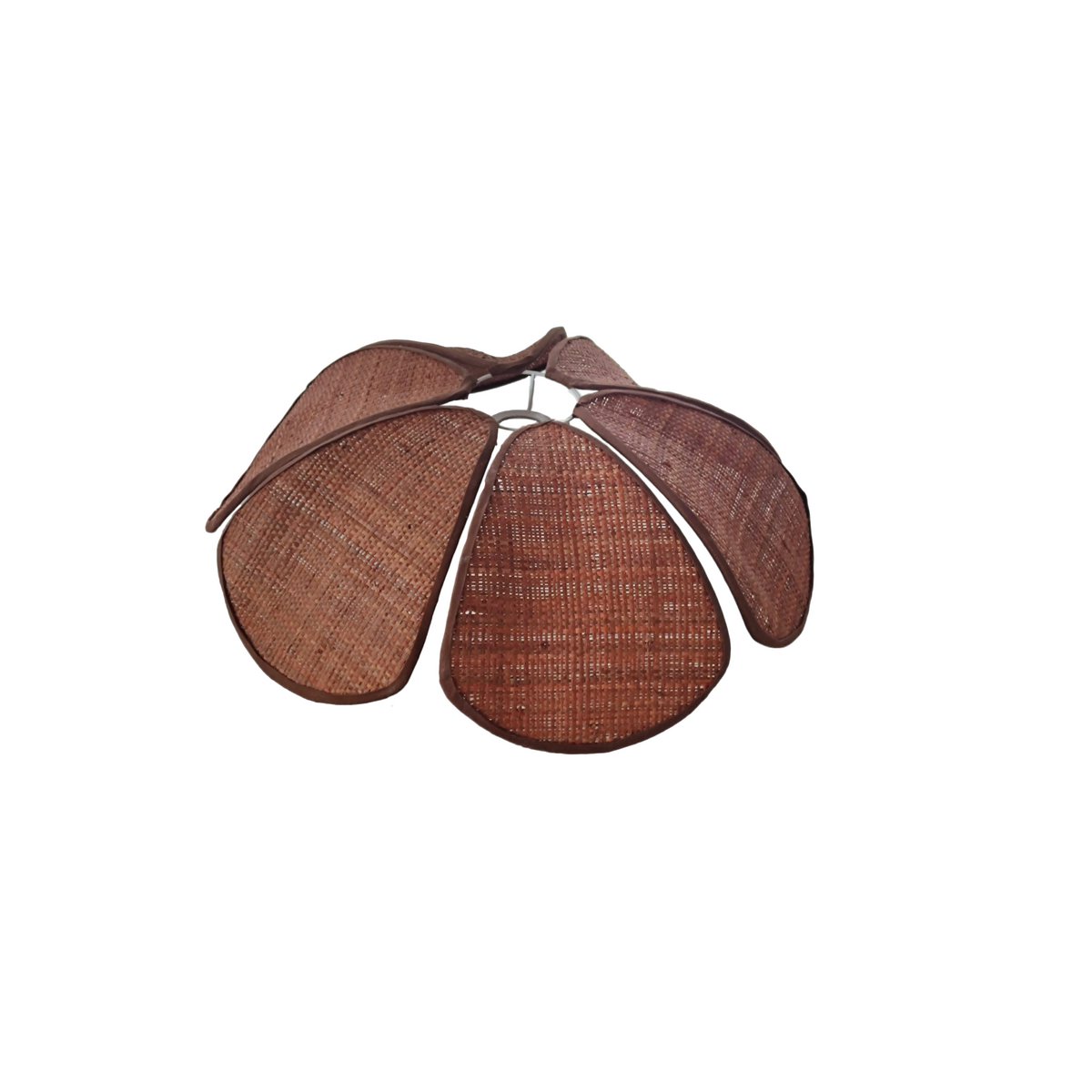 Håndlavet Raffia Loftslampe
